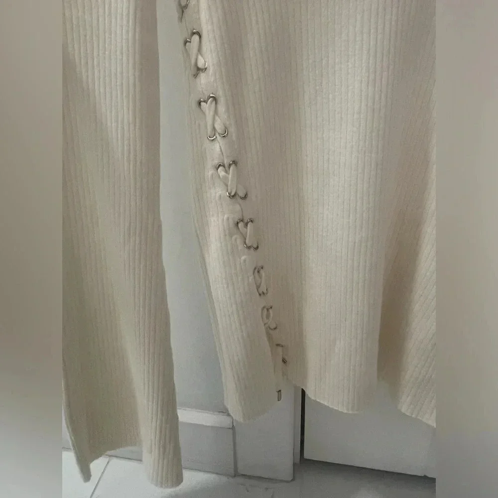 Maje Ribbed-knit turtleneck sweater- Size 1; Brand New Condition with Tags